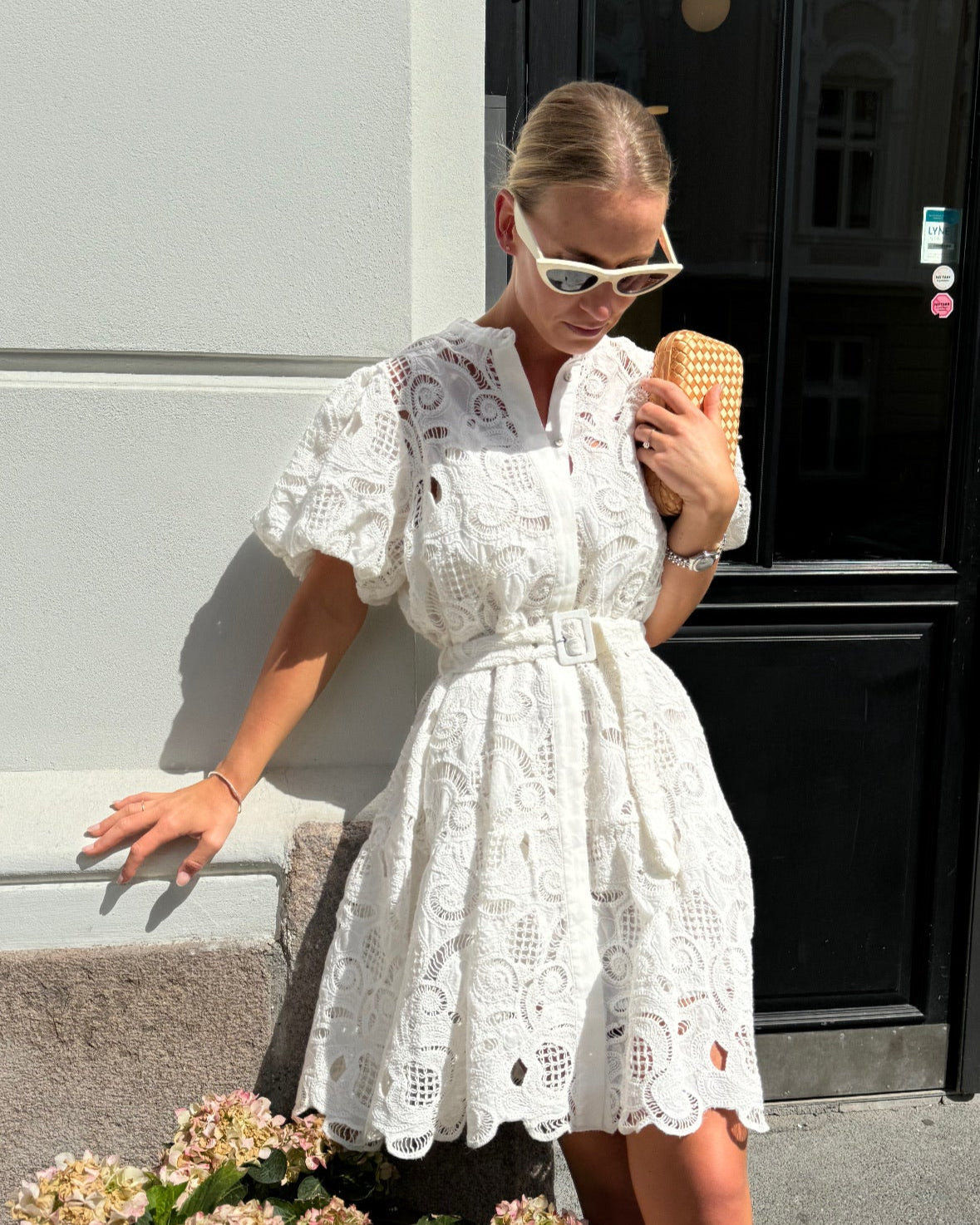 YASSANA Short Dress - Star White